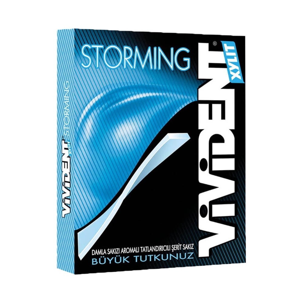 VİVİDENT STORMING XYLIT 33G DAMLA SAKIZ AROMALI