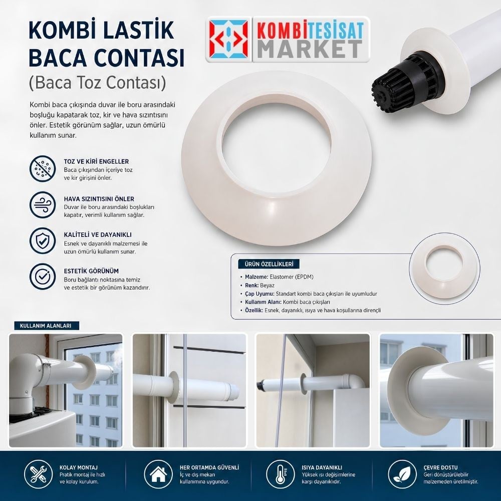 Kombi Lastik Baca Contası (Baca Toz Contası)