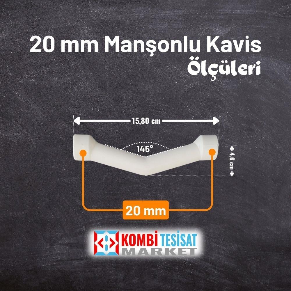 20 mm Pprc Manşonlu Kavis