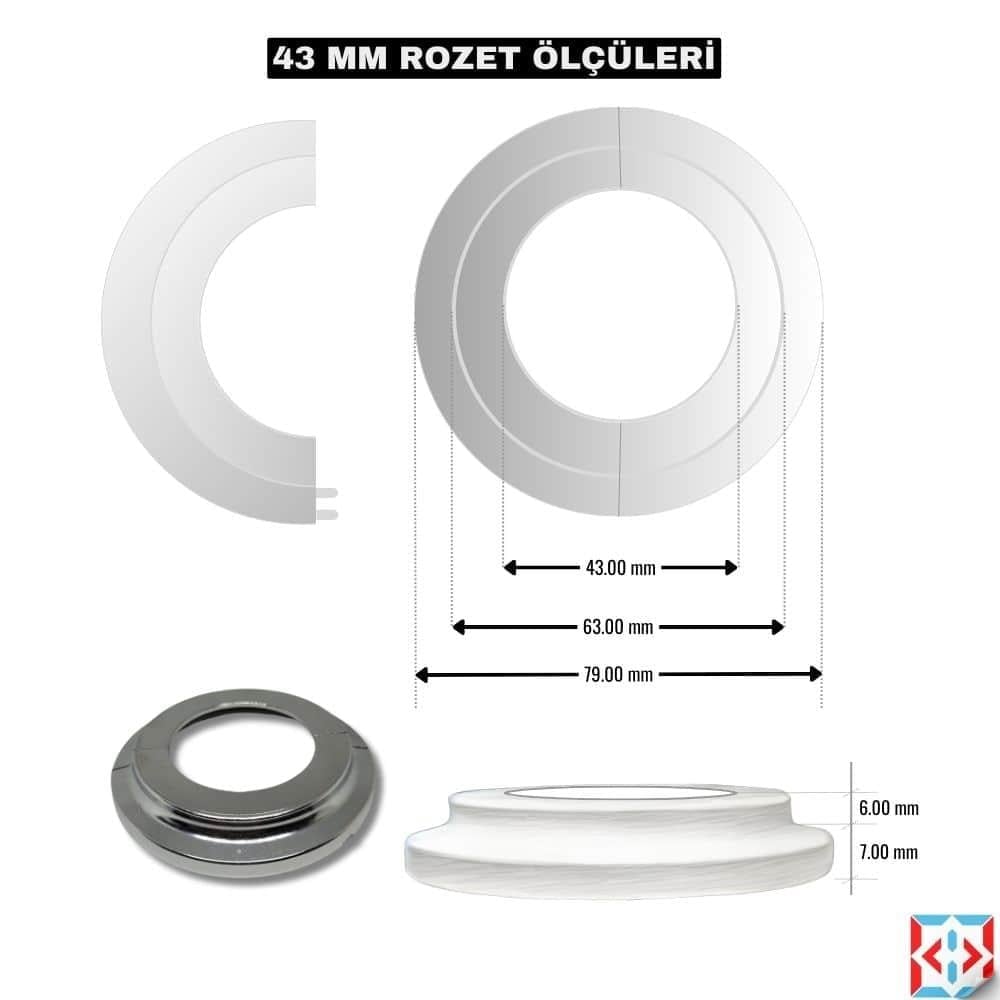 43 mm Rozet Ölçüleri