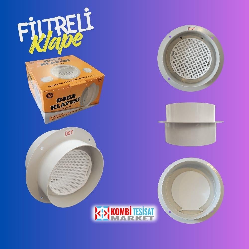 Aspritör Baca Klapesi-Filtreli Çekvalfli