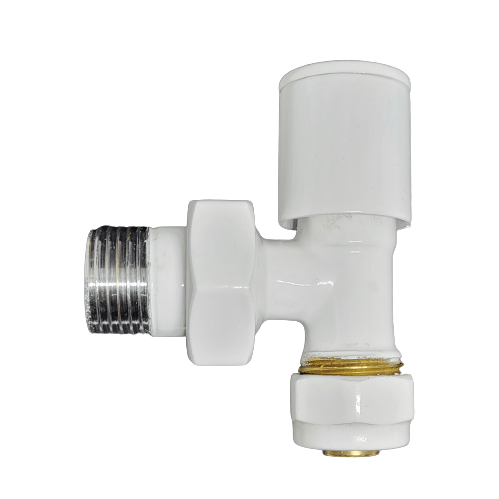 EDP Beyaz Havlupan Vanası - Pex Ø16x1/2 Metal Kapak Ral 9003