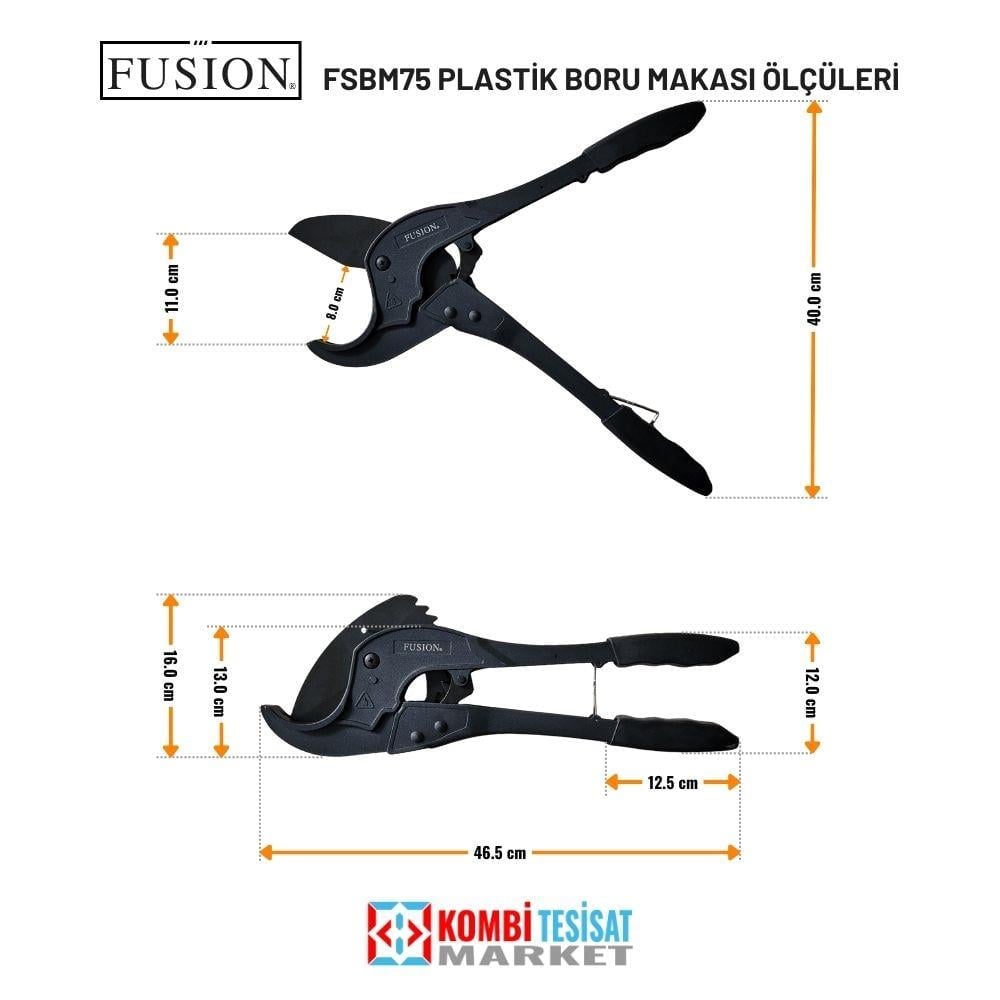 Fusion 75 mm Otomatik Pprc Boru Makası