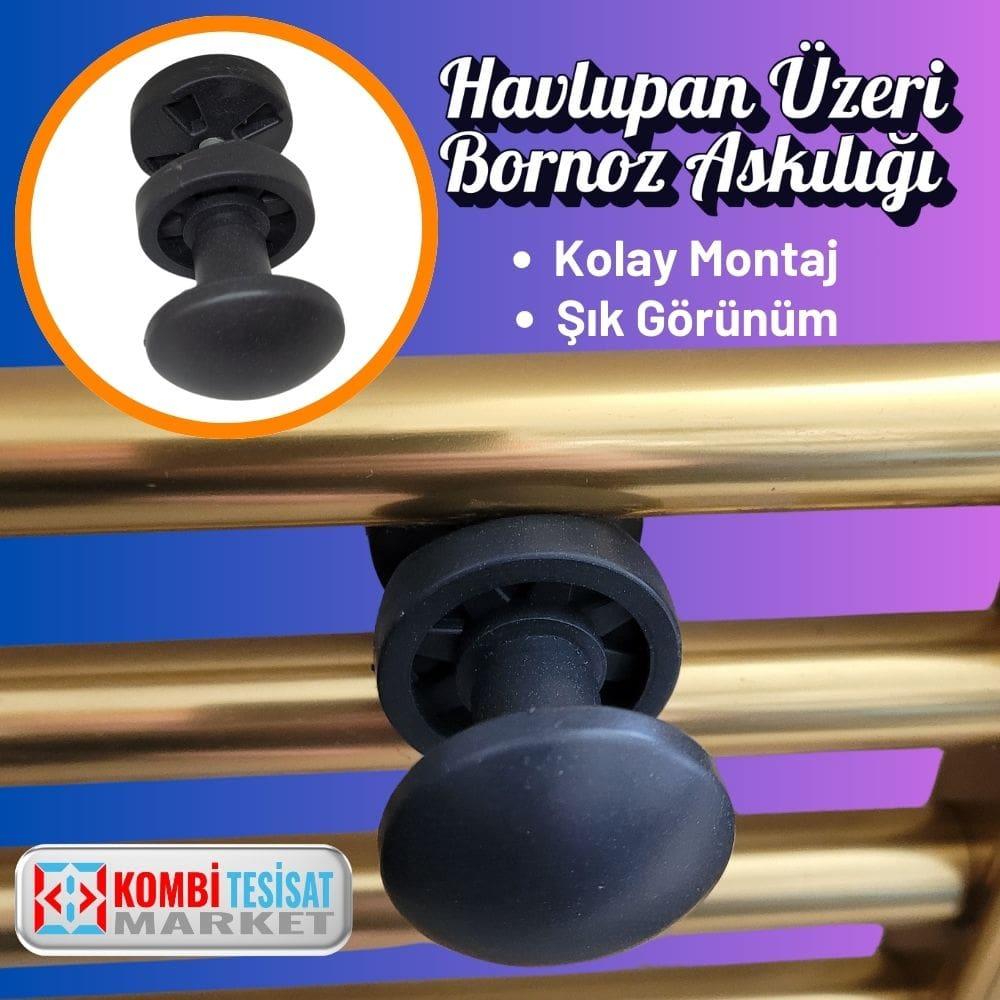 Havlupan Üzeri Bornoz Askılık-Siyah