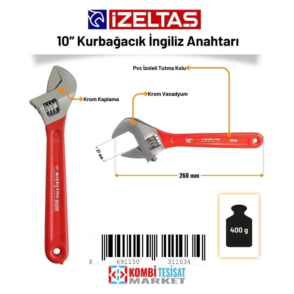 İzeltaş Kurbağacık Anahtar 10"