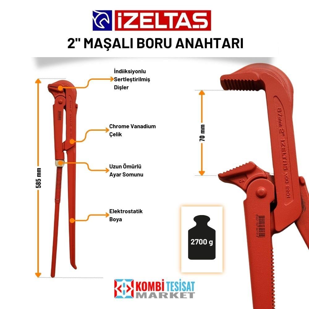 İzeltaş Maşalı Boru Anahtarı 1