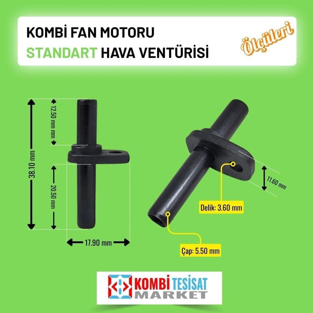 Kombi Fan Motoru Hava Ventürisi Standart