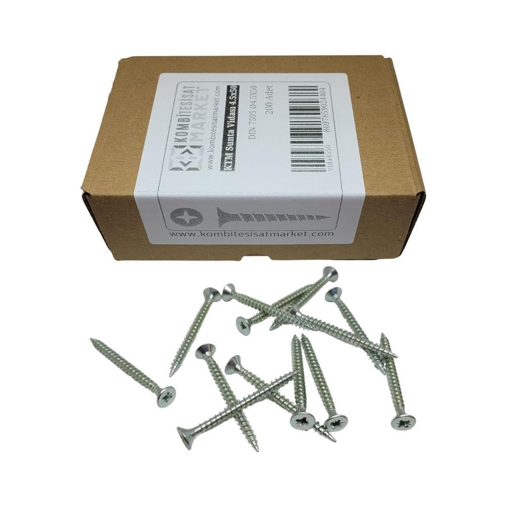 KTM Sunta Vidası 4.5x50 (Paket 200 Adet)