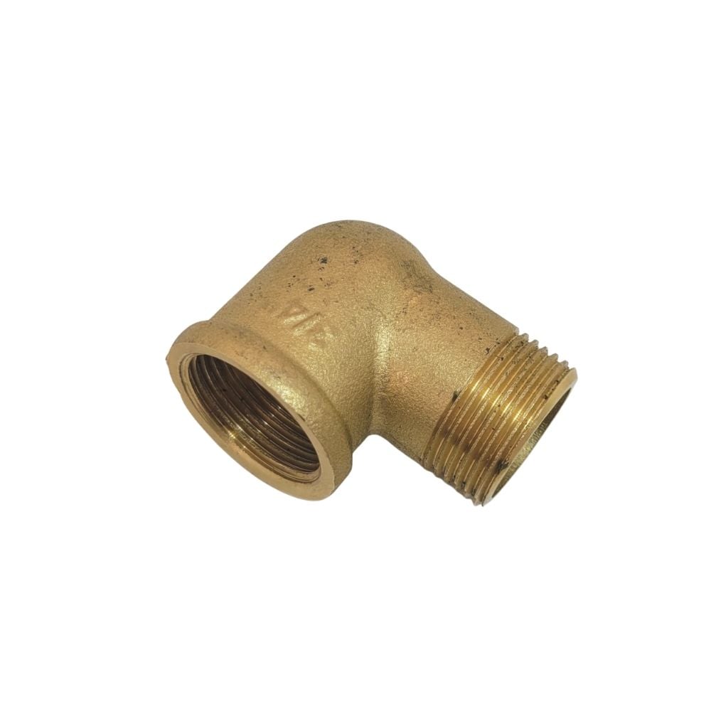 Sarı Pirinç Kuyruklu Dirsek 3/4"