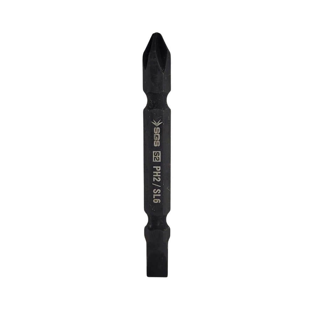 SGS Çift Yönlü Bits Uç Yıldız PH2-Düz SL6 65mm-SGS3863