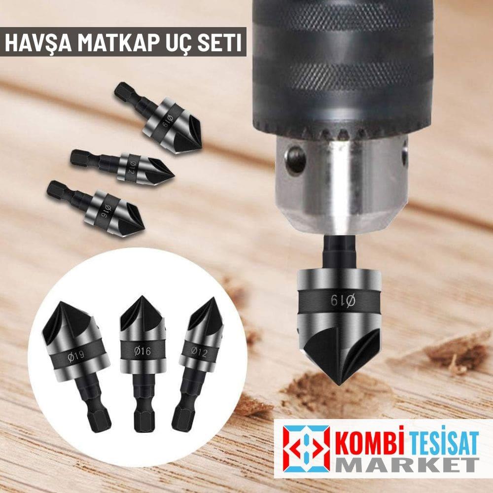 SGS Havşa Matkap Ucu Seti (12mm-16mm-19mm)
