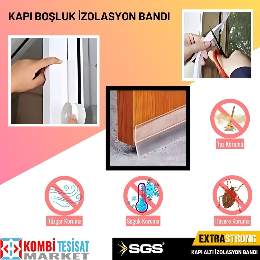 SGS Kapı Altı İzolasyon Bandı 35mm x 3m