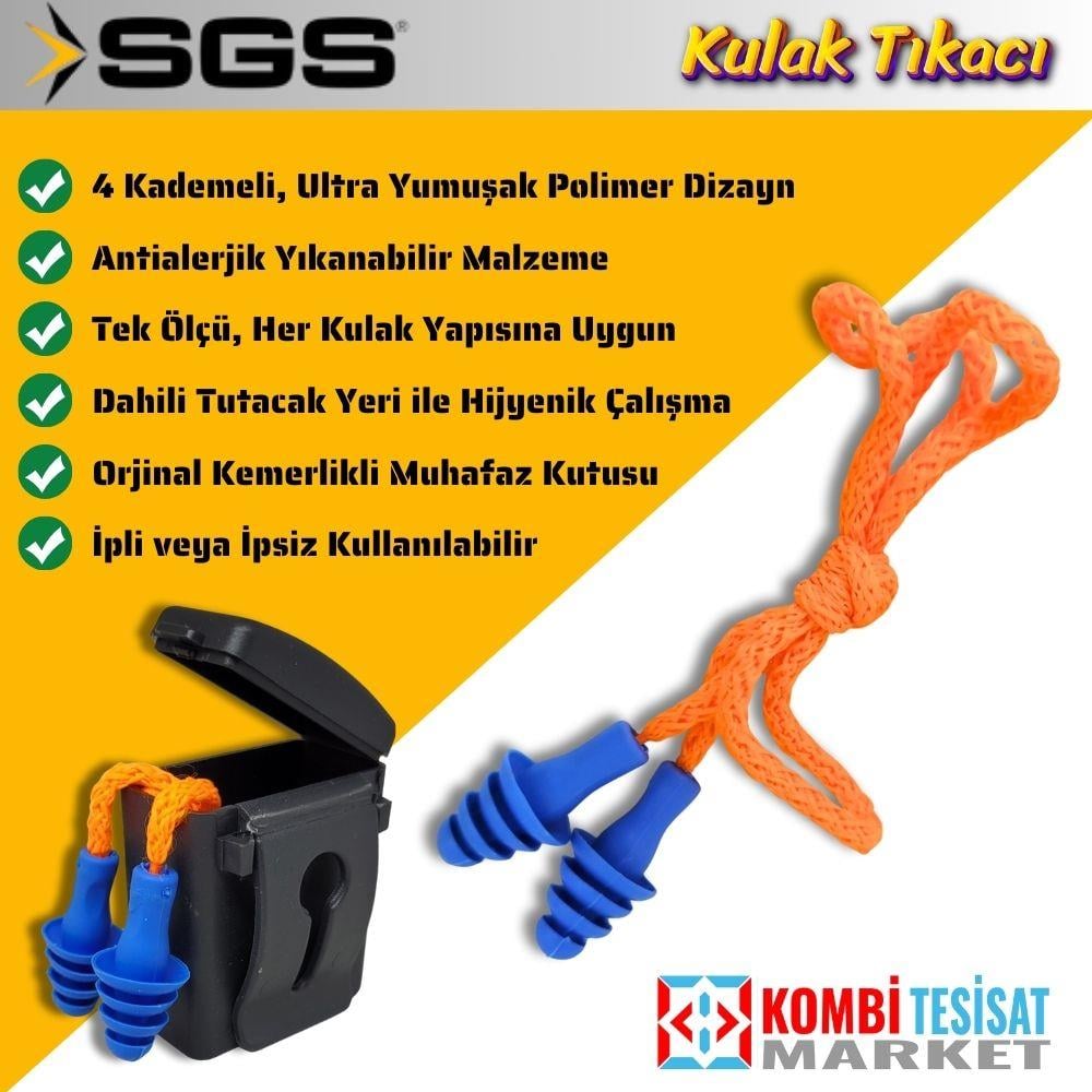 SGS Kulak Tıkacı İpli ve Kutulu