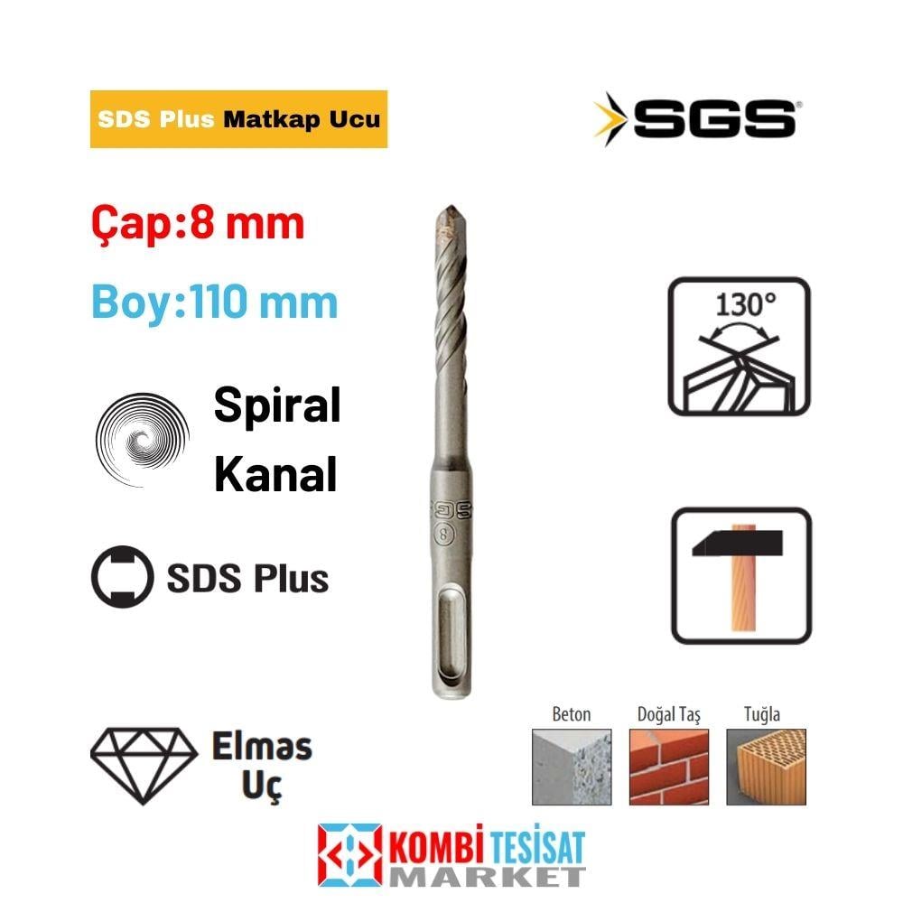 SGS Matkap Ucu Sds Plus 8x110 mm