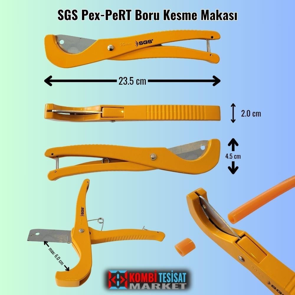 SGS Pex-PeRT Boru Kesme Makası