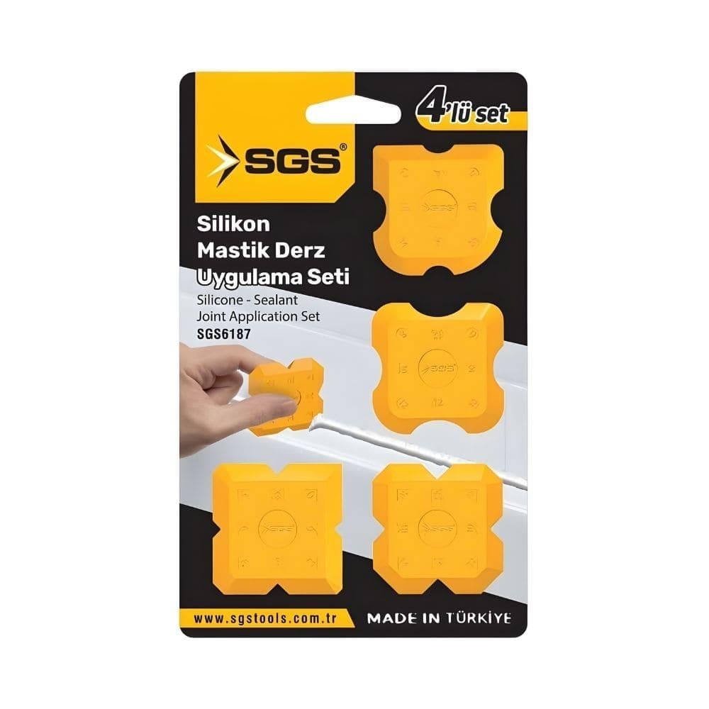 SGS Silikon Mastik Derz Çekme Aparatı Dörtlü Set