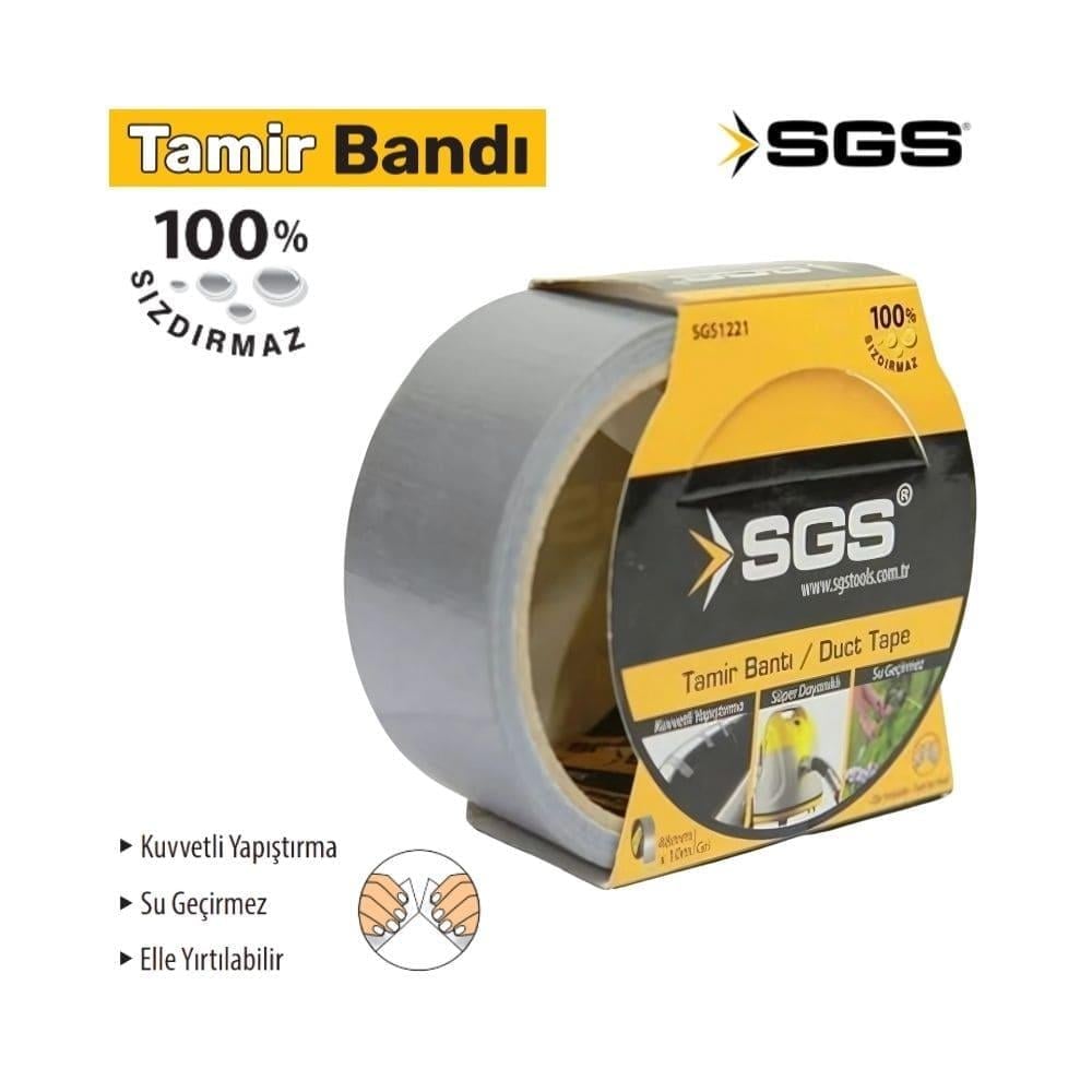 SGS Tamir Bandı Gri 48mmx10mt