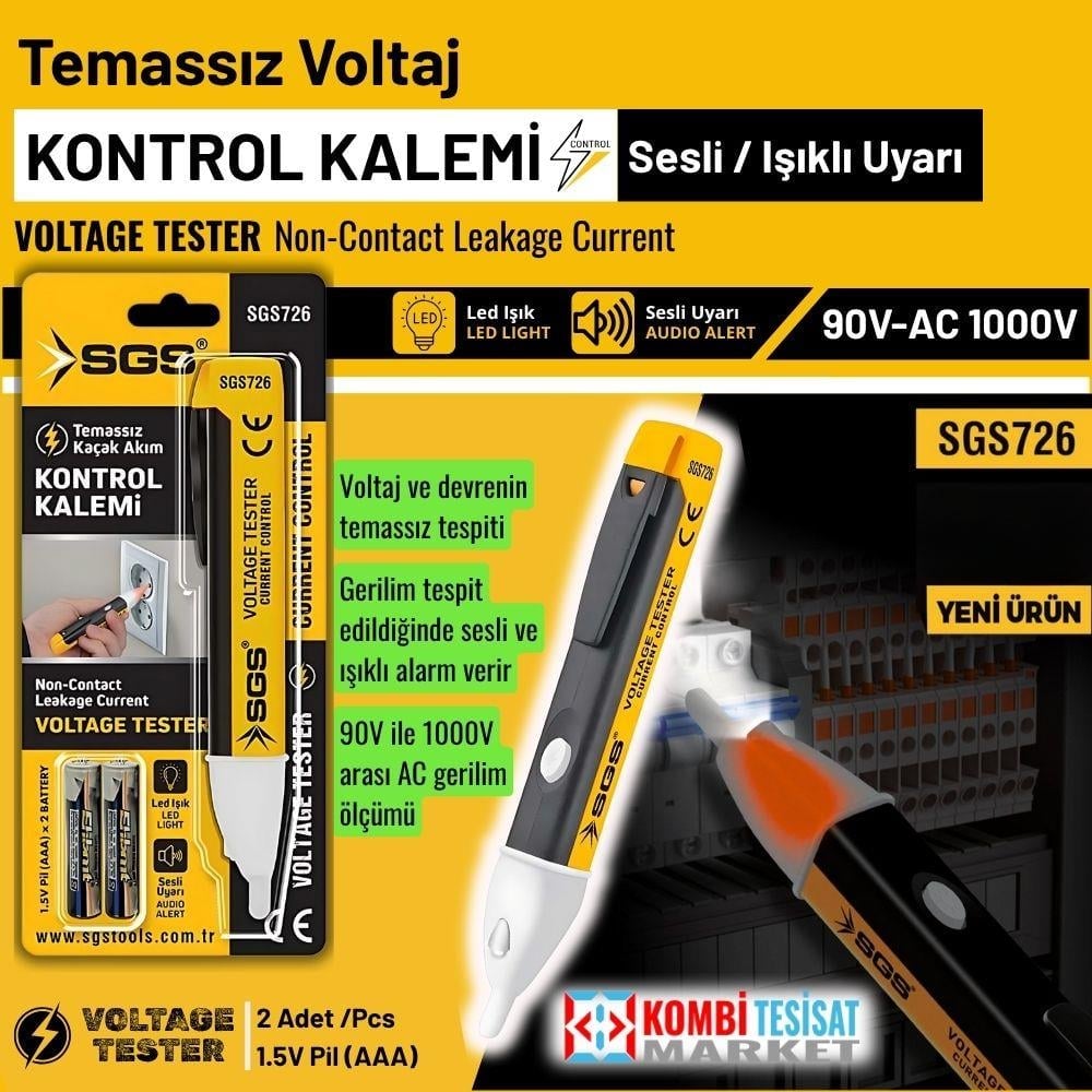 SGS Temassız Voltaj Kontrol Kalemi - SGS726
