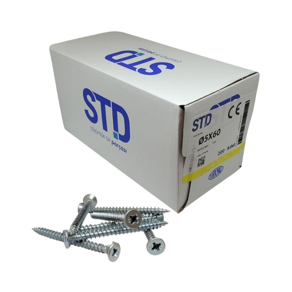 STD Sunta Vidası 5.0x60 (200 Ad/Kutu)