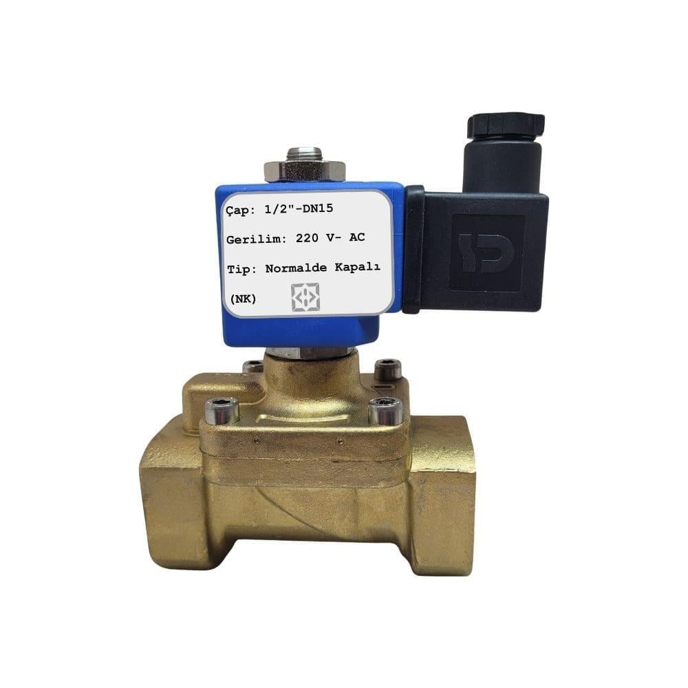 Tork Genel Maksatlı 1/2''-220V AC Selenoid Vana Normalde Kapalı