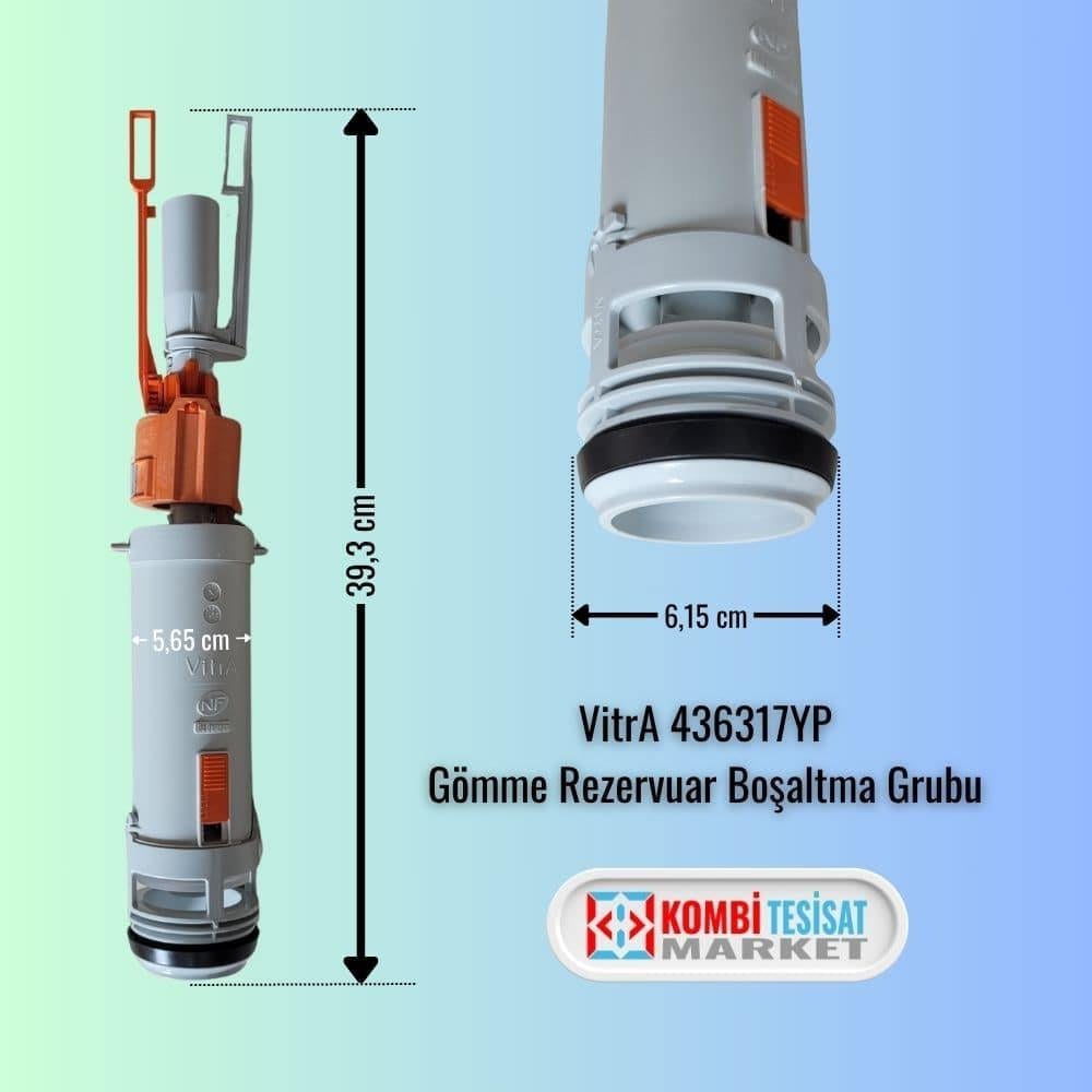 VitrA Gömme Rezervuar Boşaltma Grubu 436317YP