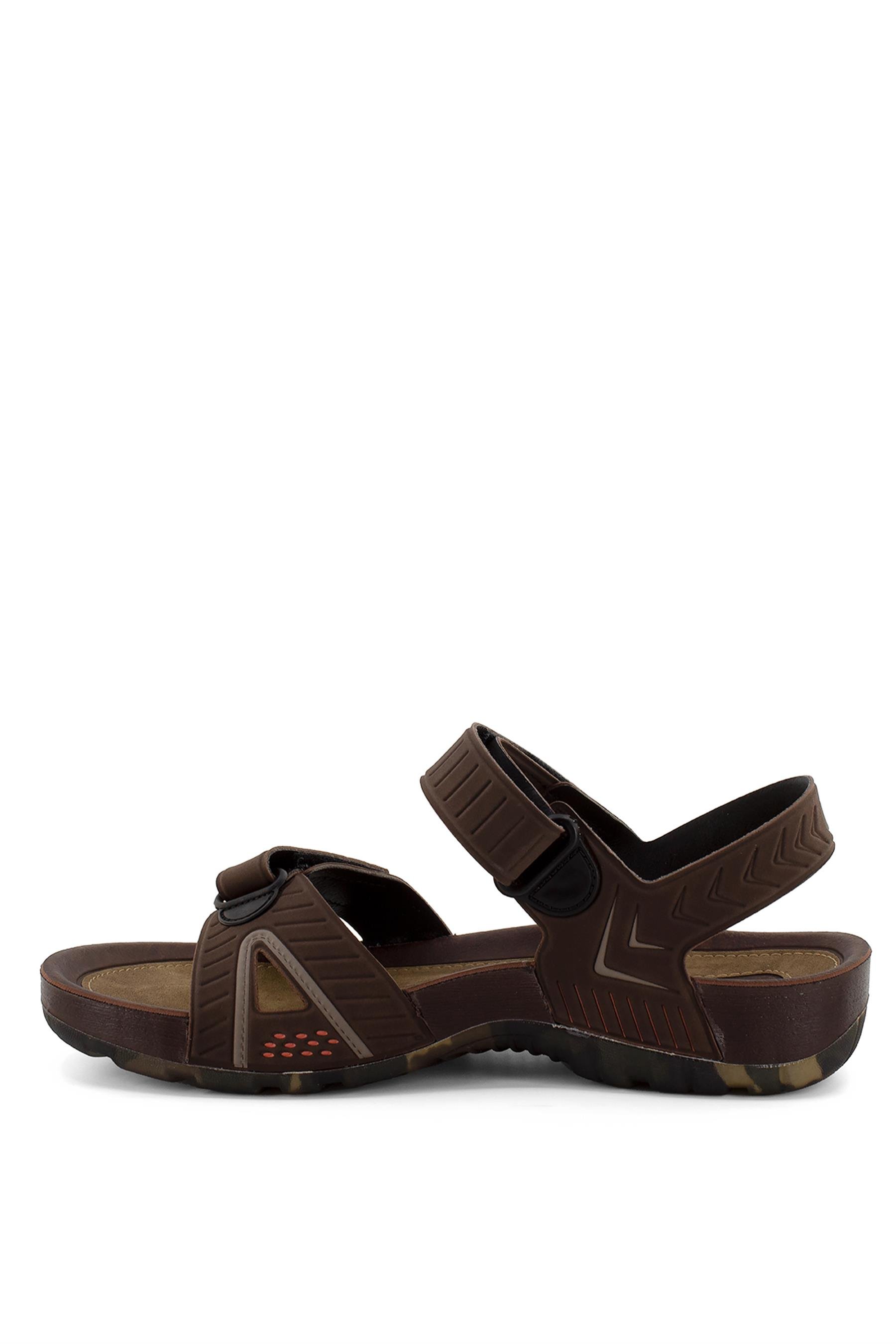 Ceyo 9829 Erkek Sandalet Kahverengi - Ayakkabı Fuarı Elit