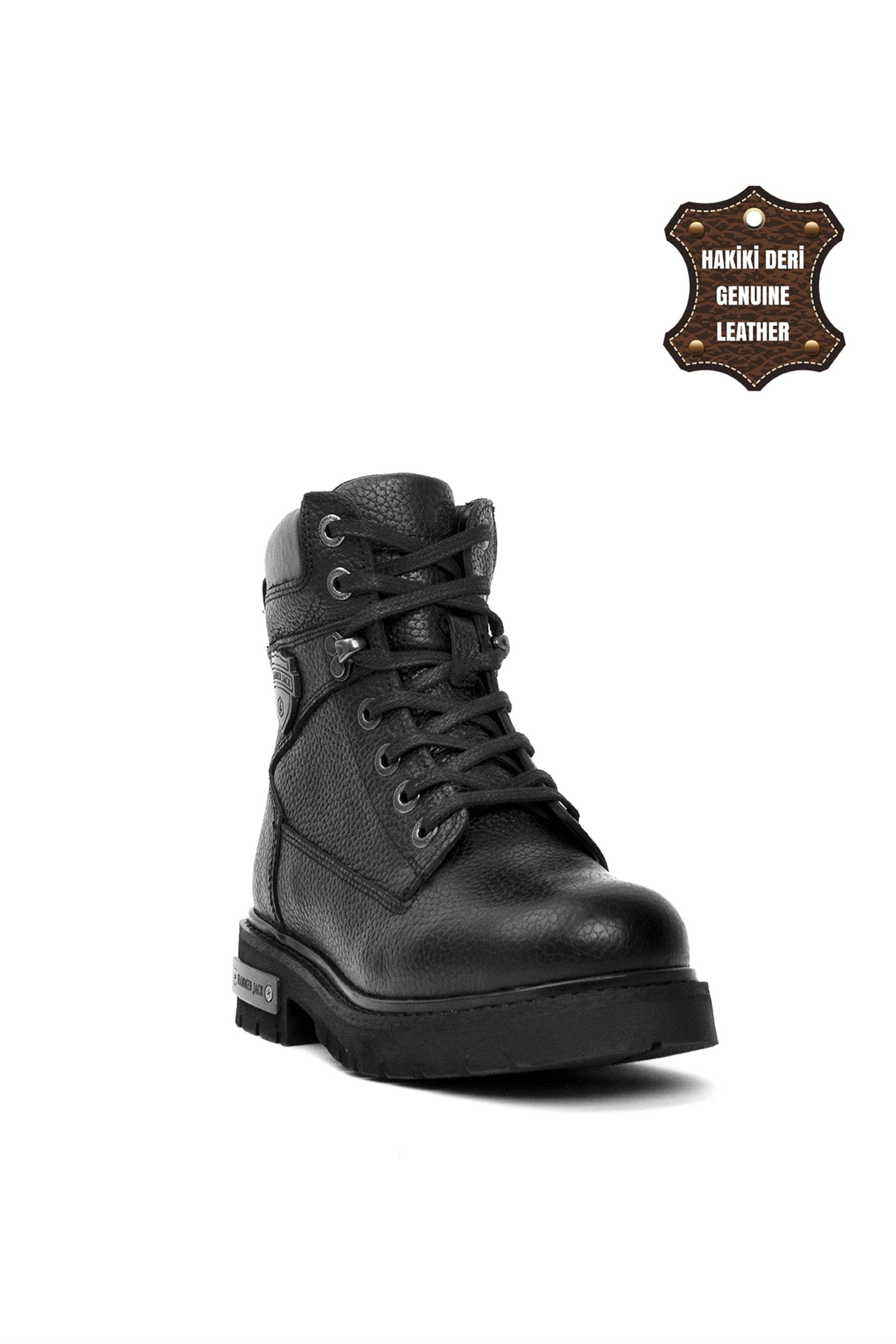 Hammerjack 102 18501-G Kadın Düz Bot Siyah - Ayakkabı Fuarı Elit