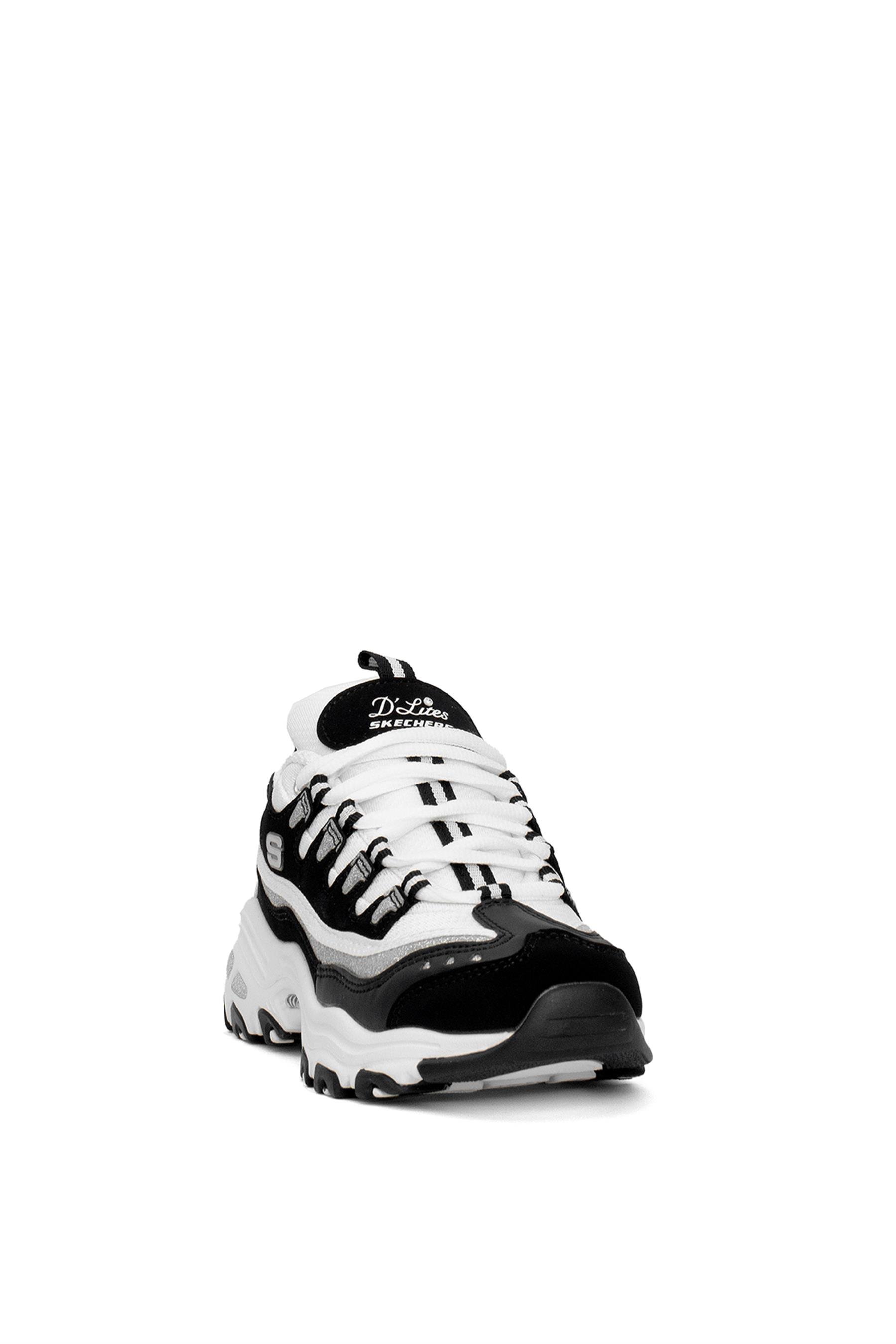 Skechers D'lites Fresh Start 11914 Kadın Sneakers Beyaz - Siyah - Ayakkabı  Fuarı Elit