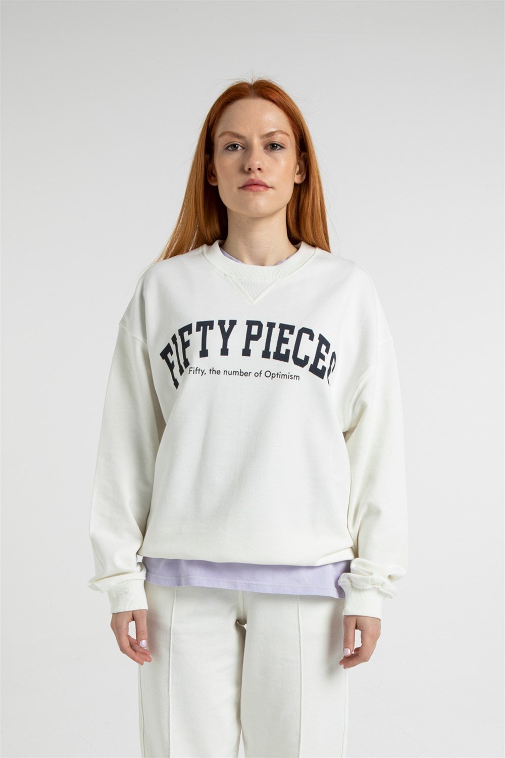 Oversize college sweatshirt hotsell