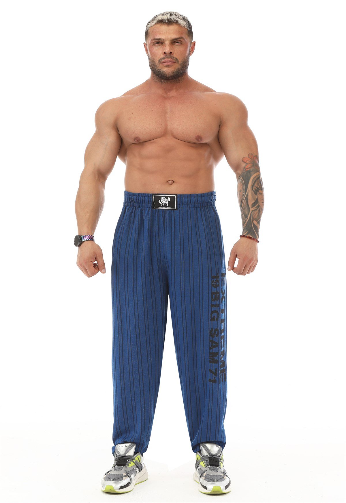 BIG SAM Big Sam Baggy Tracksuit Pants Blue 1204 6597-22