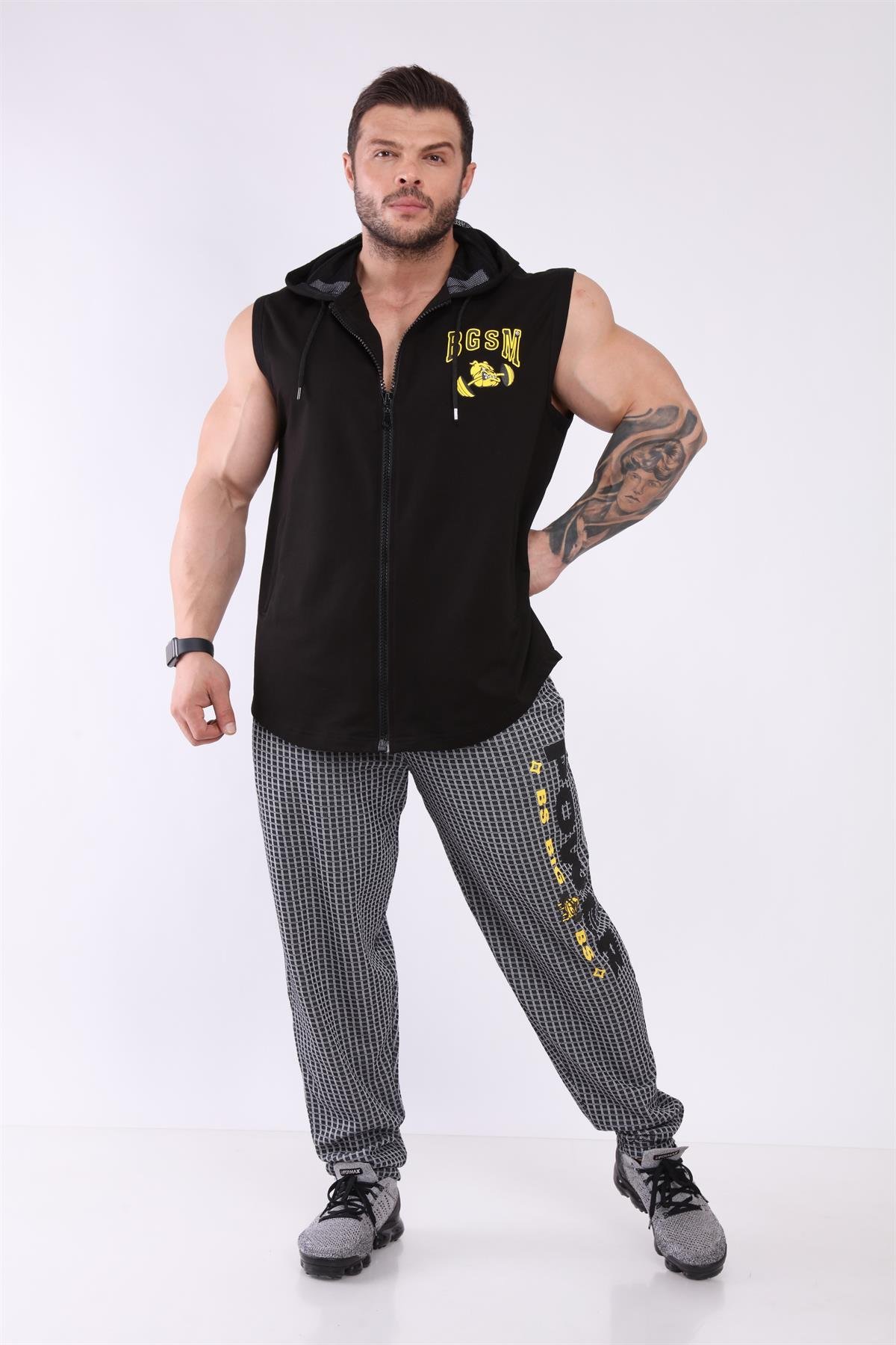 Hoodie Vest 3625 | bigsam.com