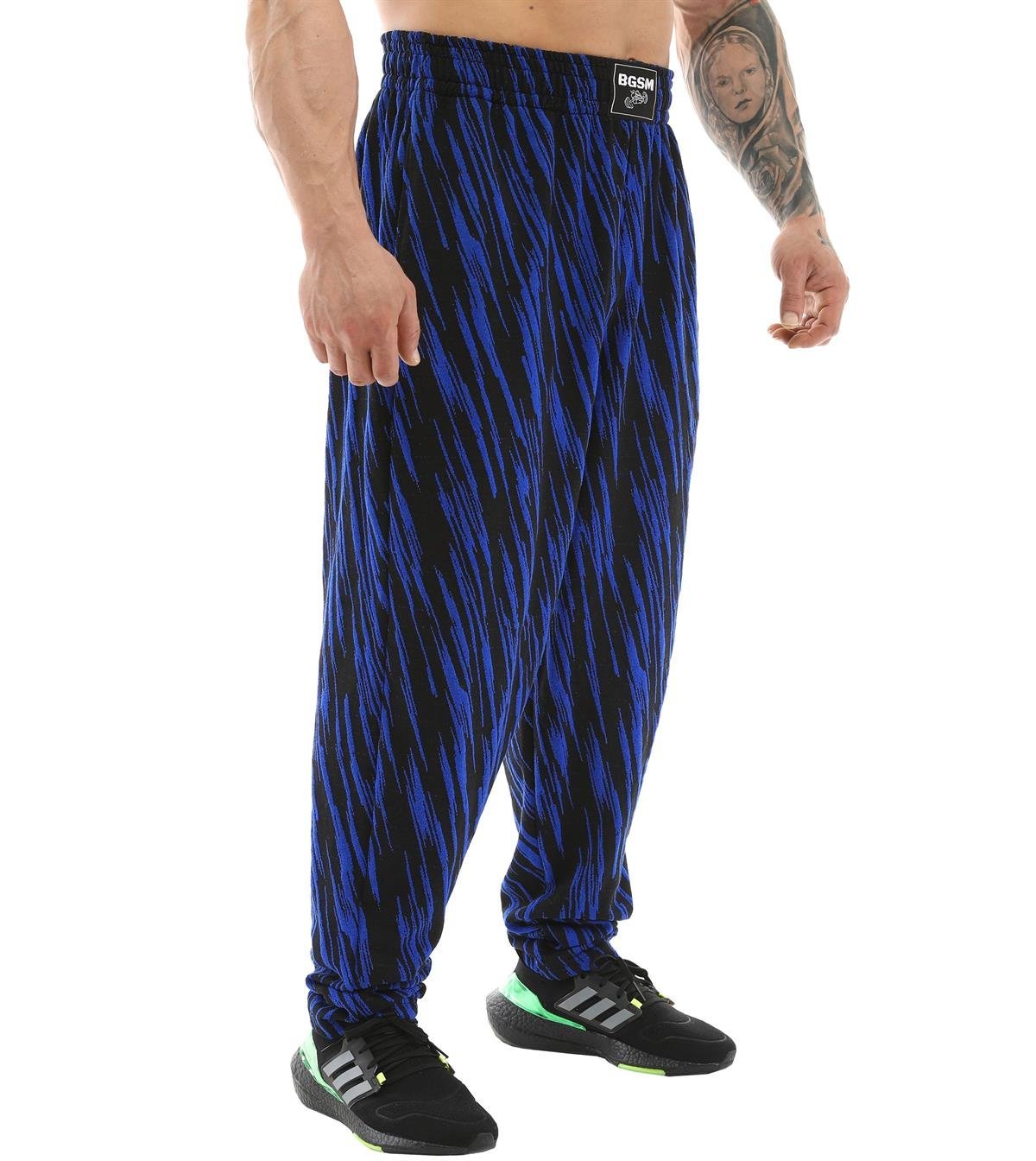 Men's Baggy Sweatpants - Wide Leg, Fleece Lounge Pants With Pockets (Open Bottom)