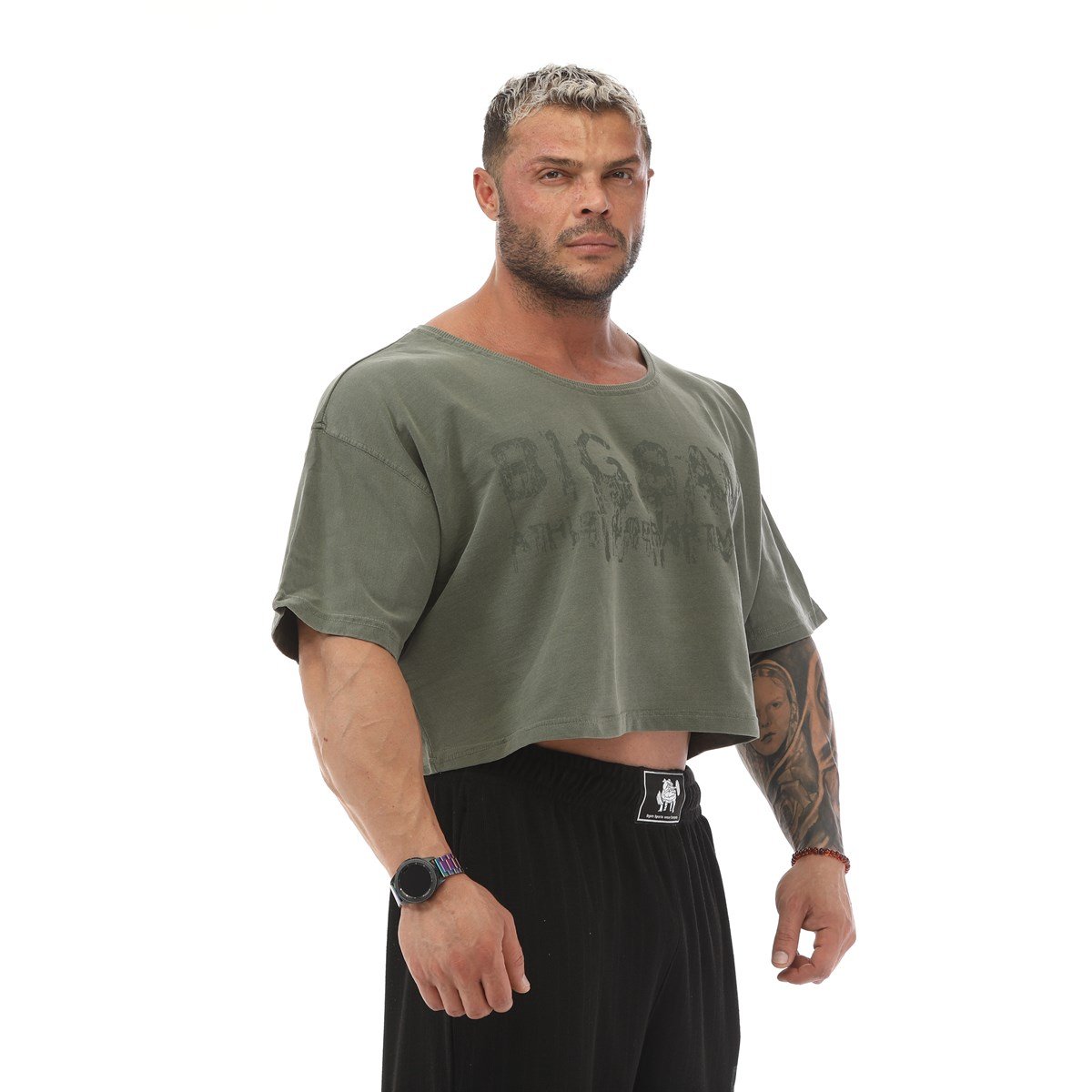 Oversize Rag Top Gym T-shirt | bigsam.com