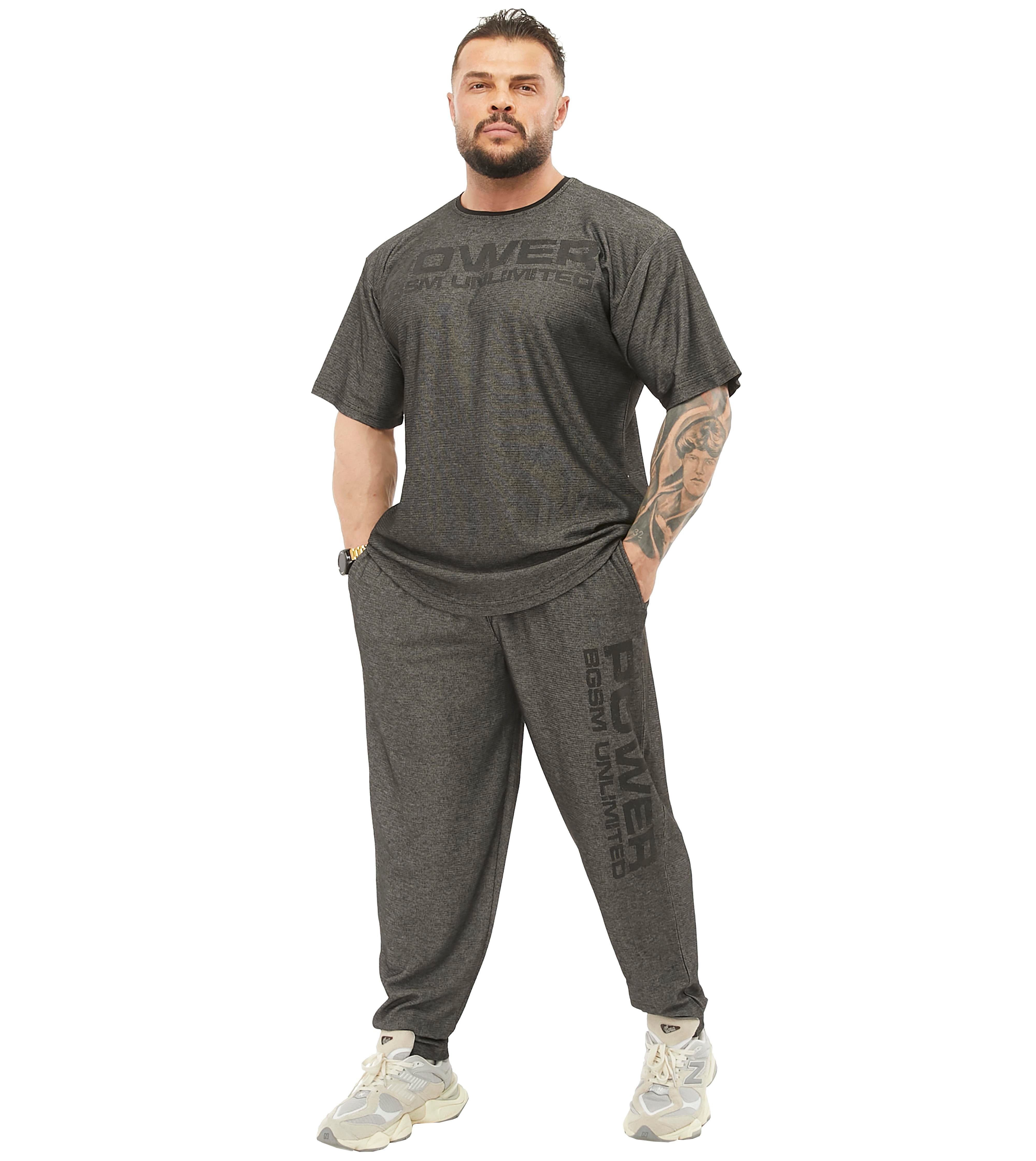 Men's Loose Fit Sweatpants with Pockets, Baggy Pants BGSM PNT1378