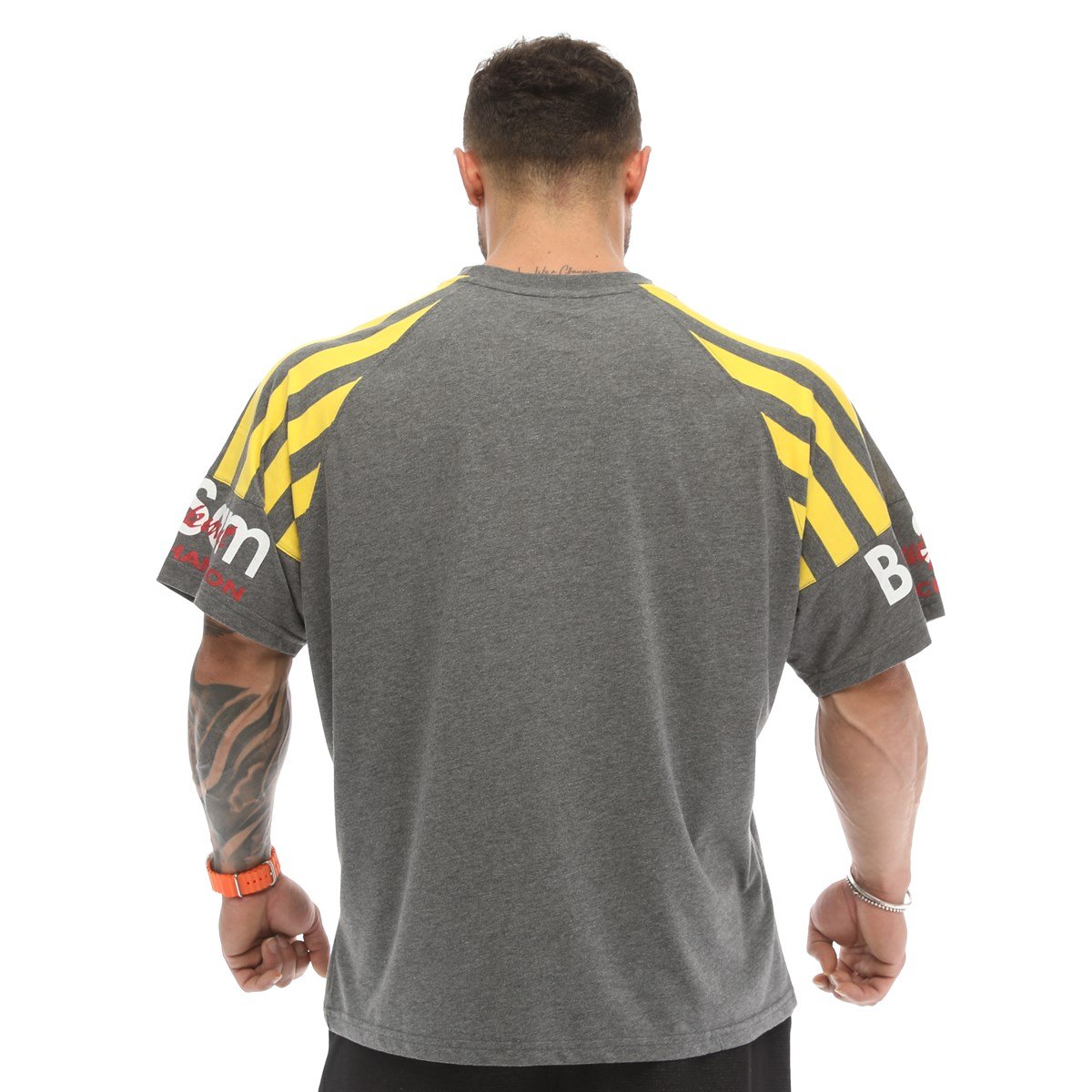 Herren Oversize T-Shirt Für Bodybuilding & Training – Dickes Baumwollstoff, Strukturiert, Bequem | Fitness-Shirt