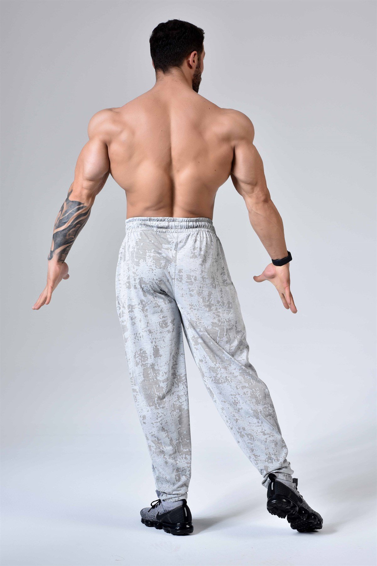 Camouflage Baggy Muscle Weightlifting Pants