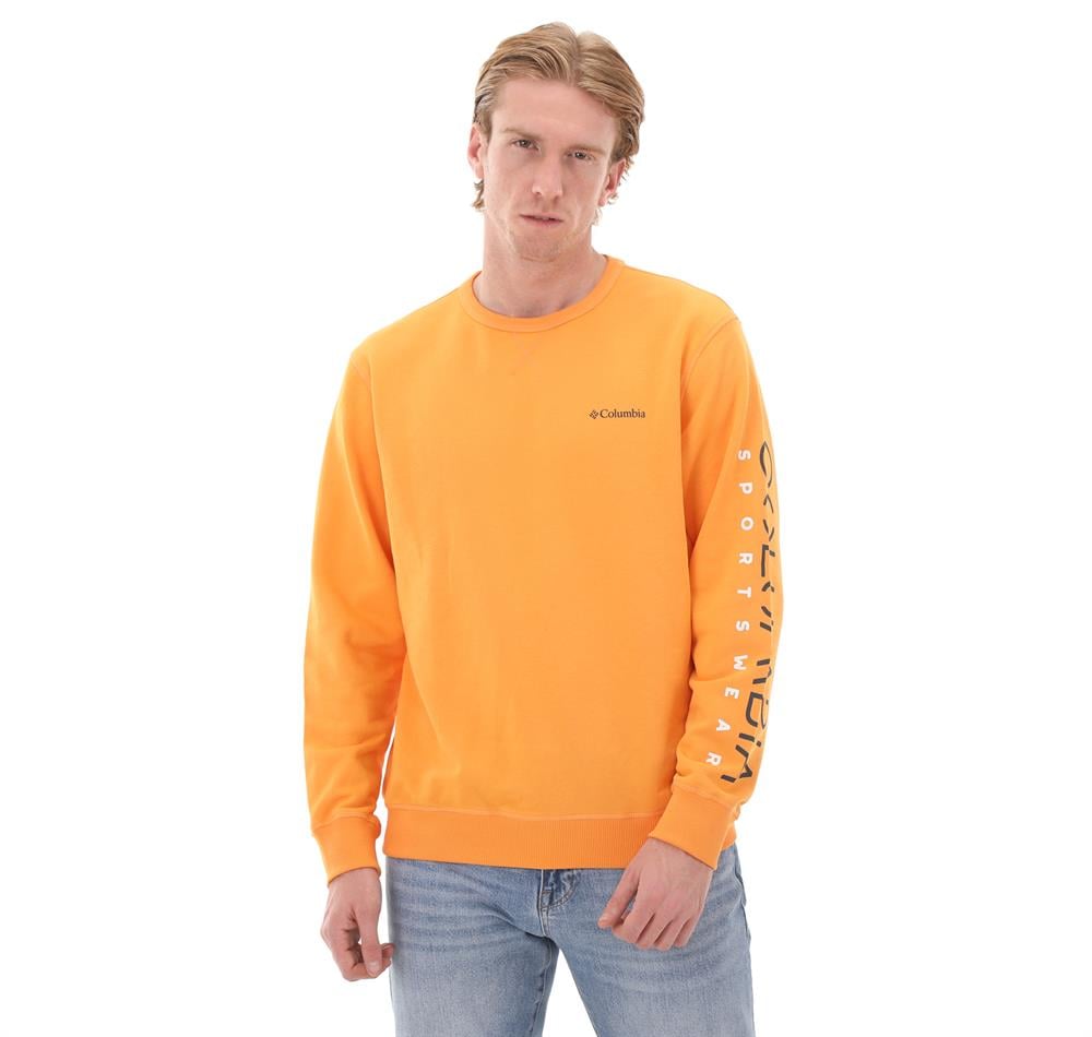 Columbia Csc M Stencil Sleeve Print Crew Erkek Sweat CS0281 Gozde Spor
