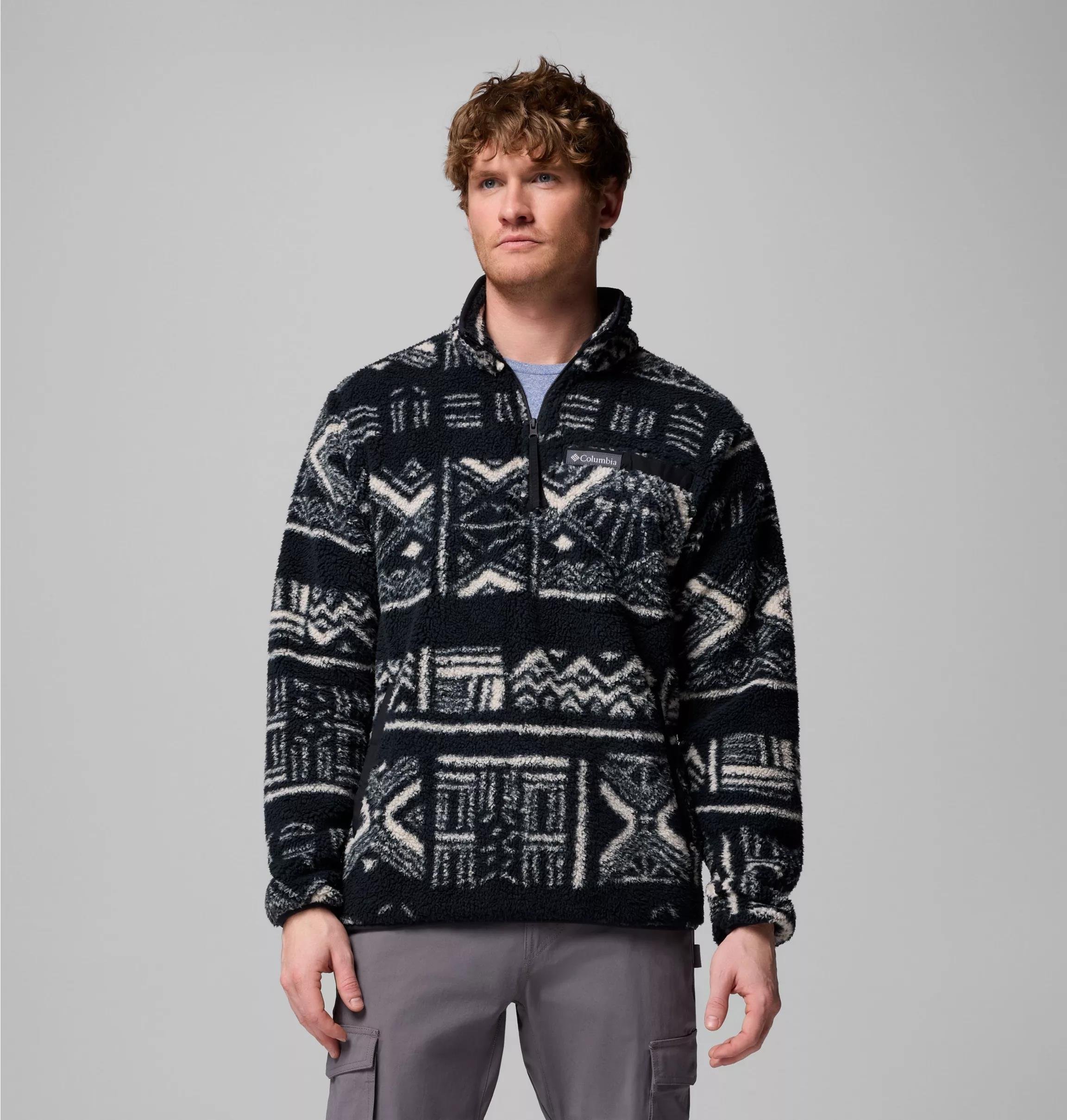 Columbia Rugged Ridge High Pile Half Zip Erkek Polar AM3598 Columbia Rugged Ridge High Pile Half Zip Erkek Polar AM3598