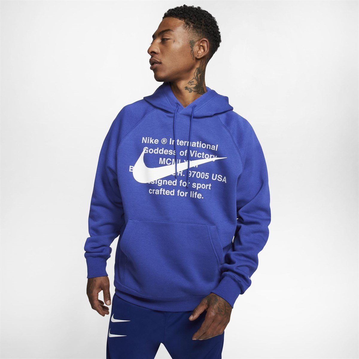 Nike M Nsw Swoosh Hoodie Po Bb Erkek Sweat CJ4861