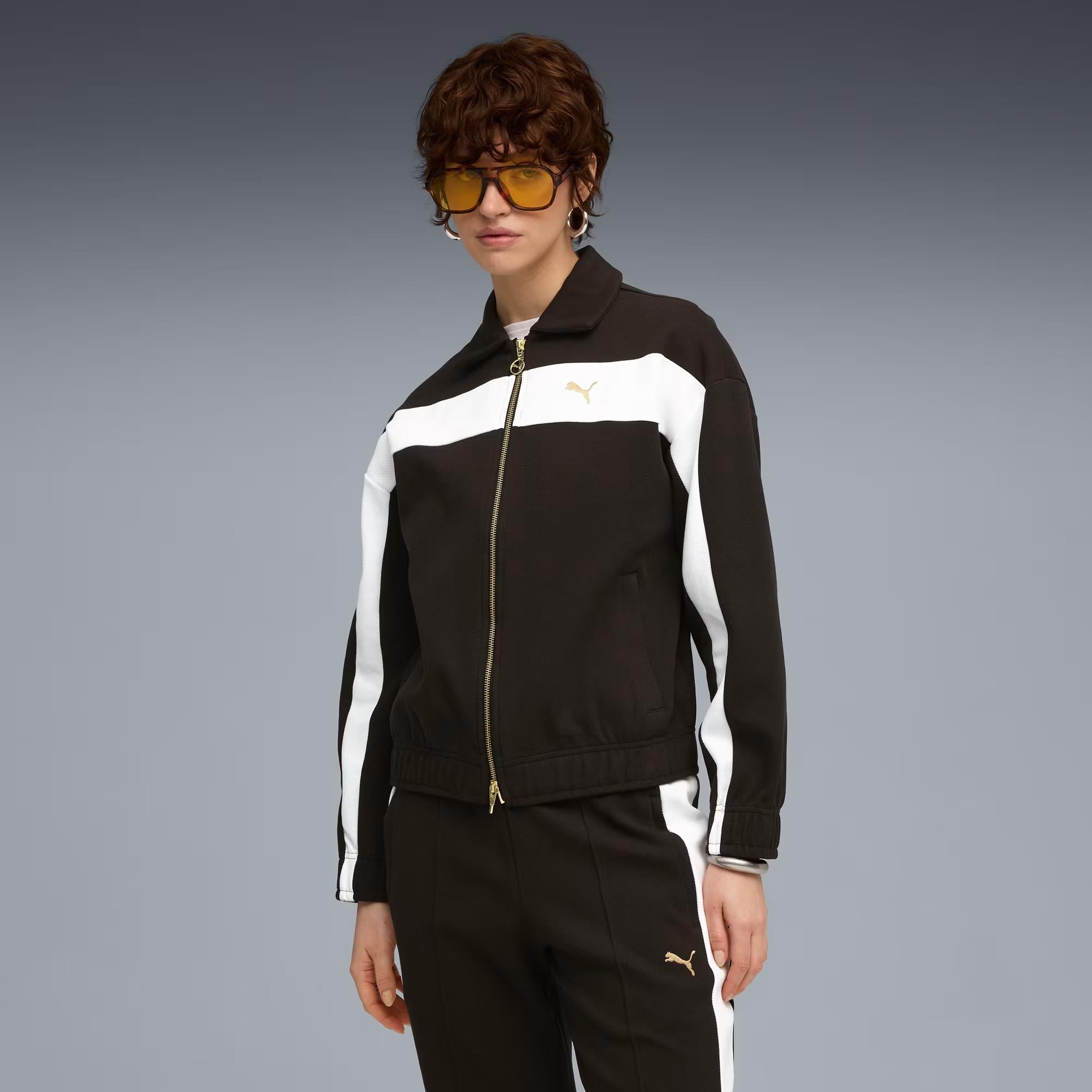 PUMA T7 TRACK’68 ジャケット ブラック　M Puma T7 Track Jacket Woven Erkek Siyah Ceket| Yalı Spor