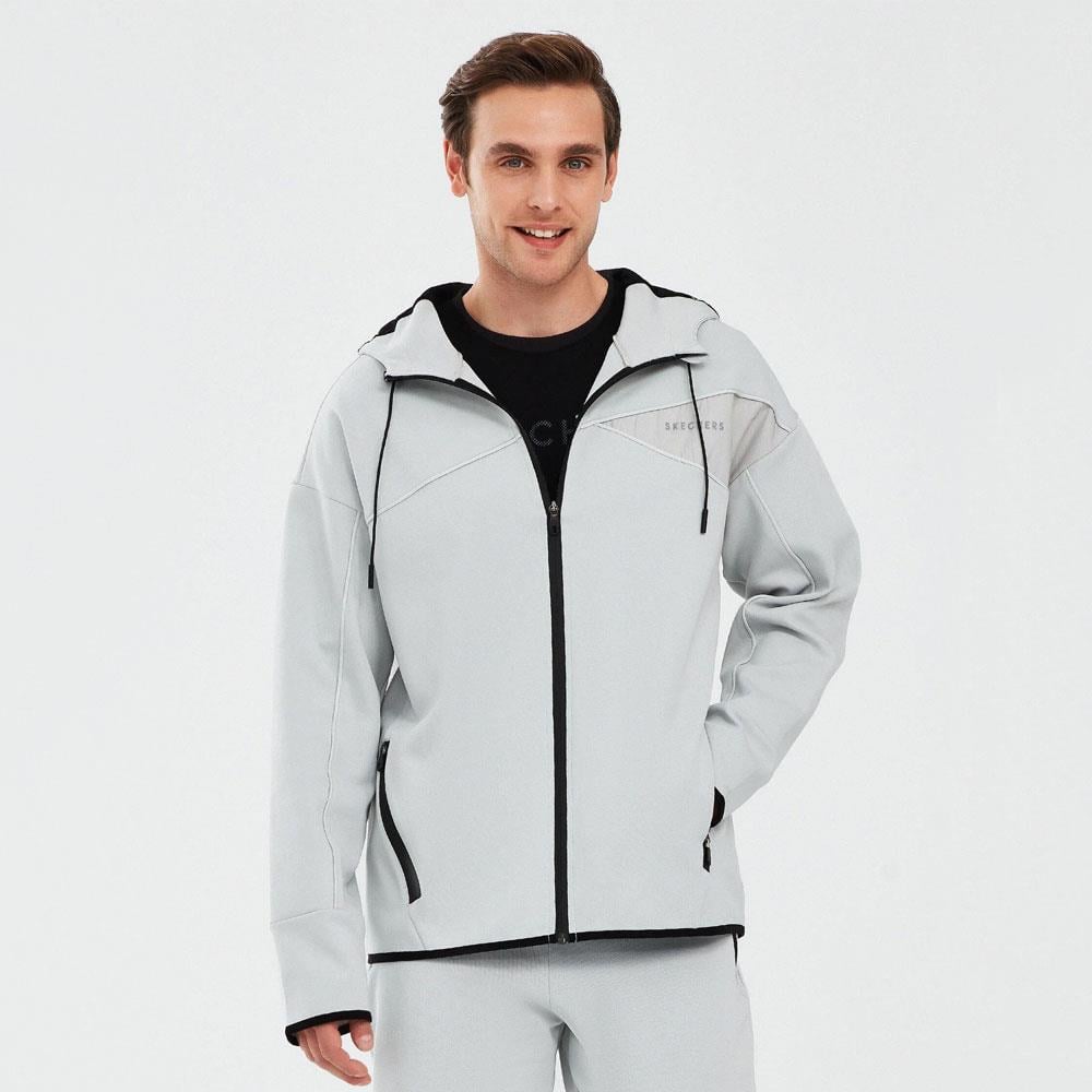 md Skechers 2Xı-Lock M Full Zip Hoodie Sweatshirt Erkek Sweat S241035