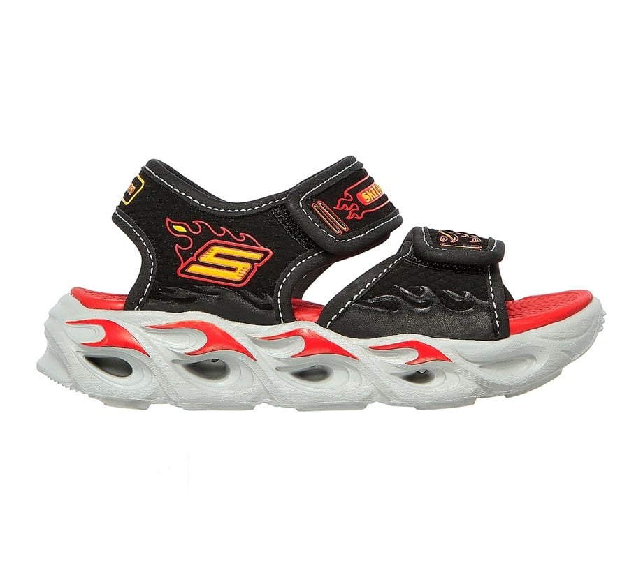 Skechers Thermo-Splash-Heat-Flo Çocuk Sandalet 400109N-BKRD