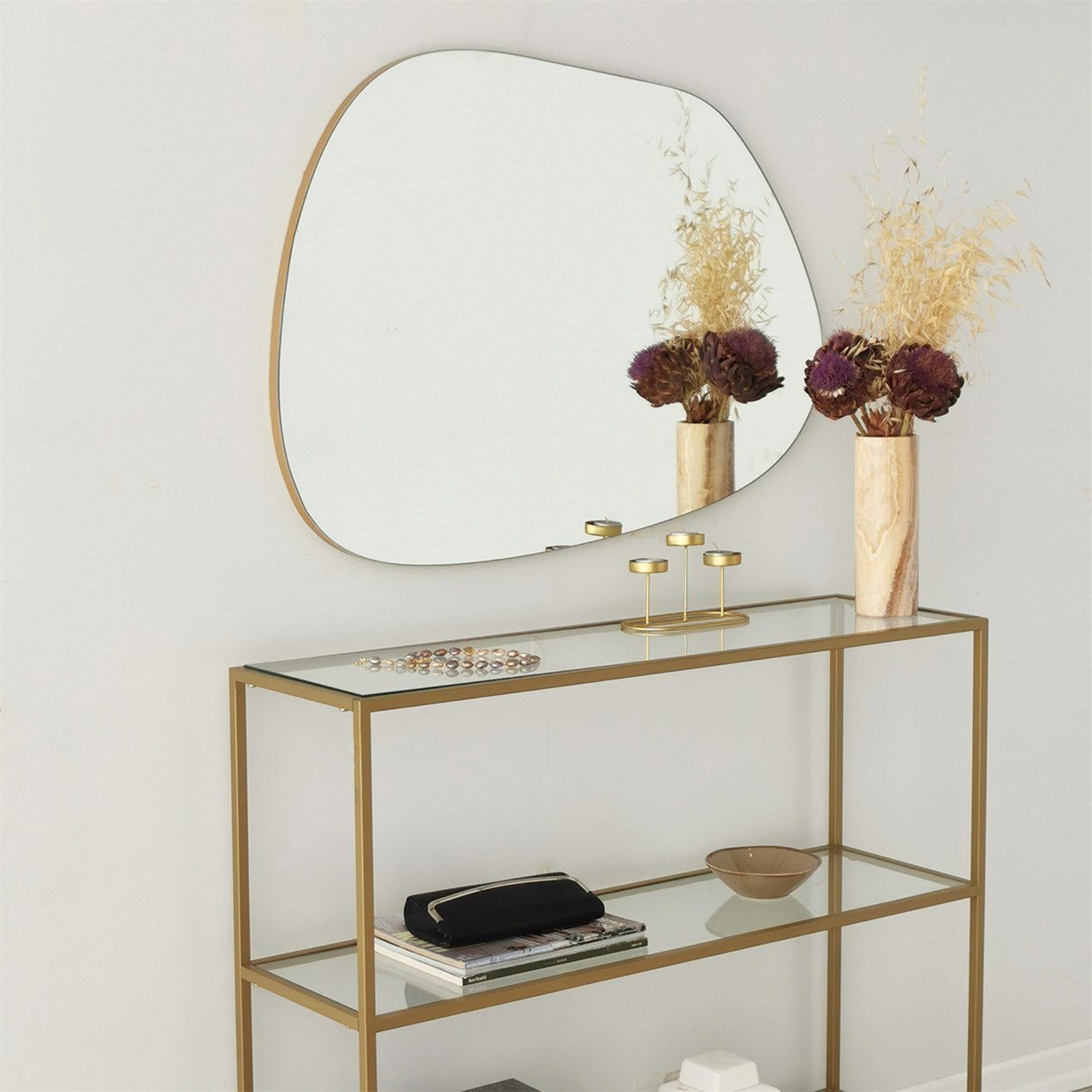 NEOstill - Gold Kenarlı Big Gusto Ayna