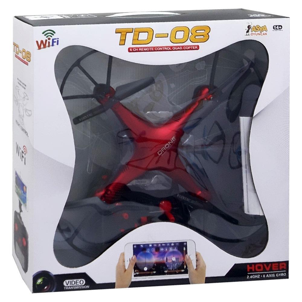 Asya Oyuncak Uzaktan Kumandalı Dron 22571-TD-08WH Toptan Oyuncak