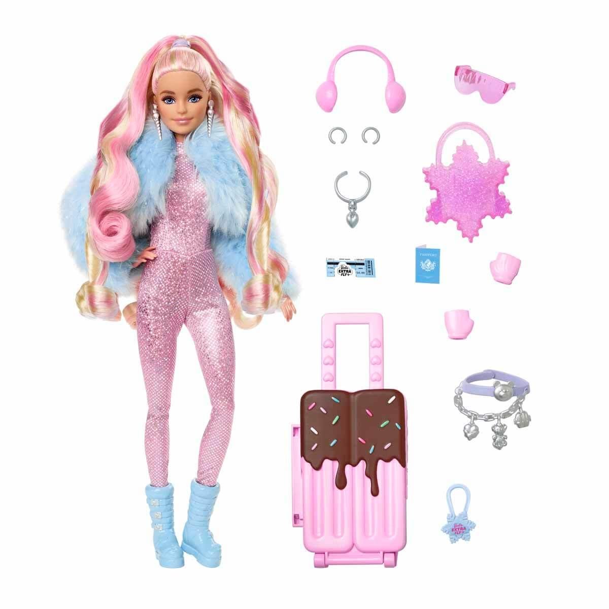 Barbie Extra Seyahat Bebekleri Kar Temalı HPB16 Toptan Oyuncak Fiyatı |  Samatlı Online B2B
