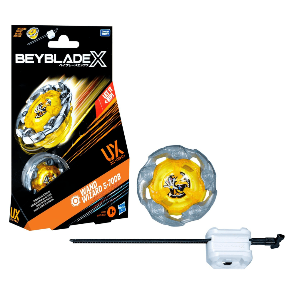Giochi Beyblade X Wand Wizard 5-70DB UX Başlangıç ​​Paketi Seti