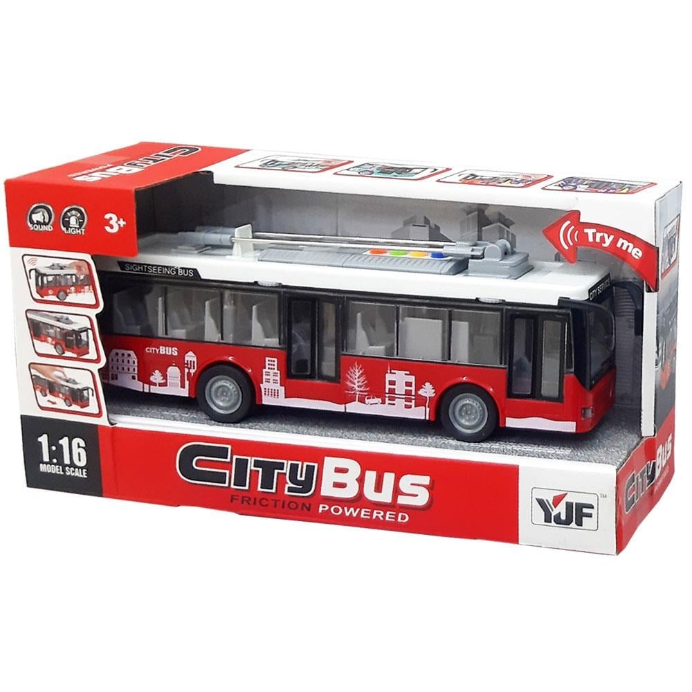 Canem Oyuncak Sesli Işıklı Sürtmeli Otobüs A1119-7/8 Toptan Fiyatı