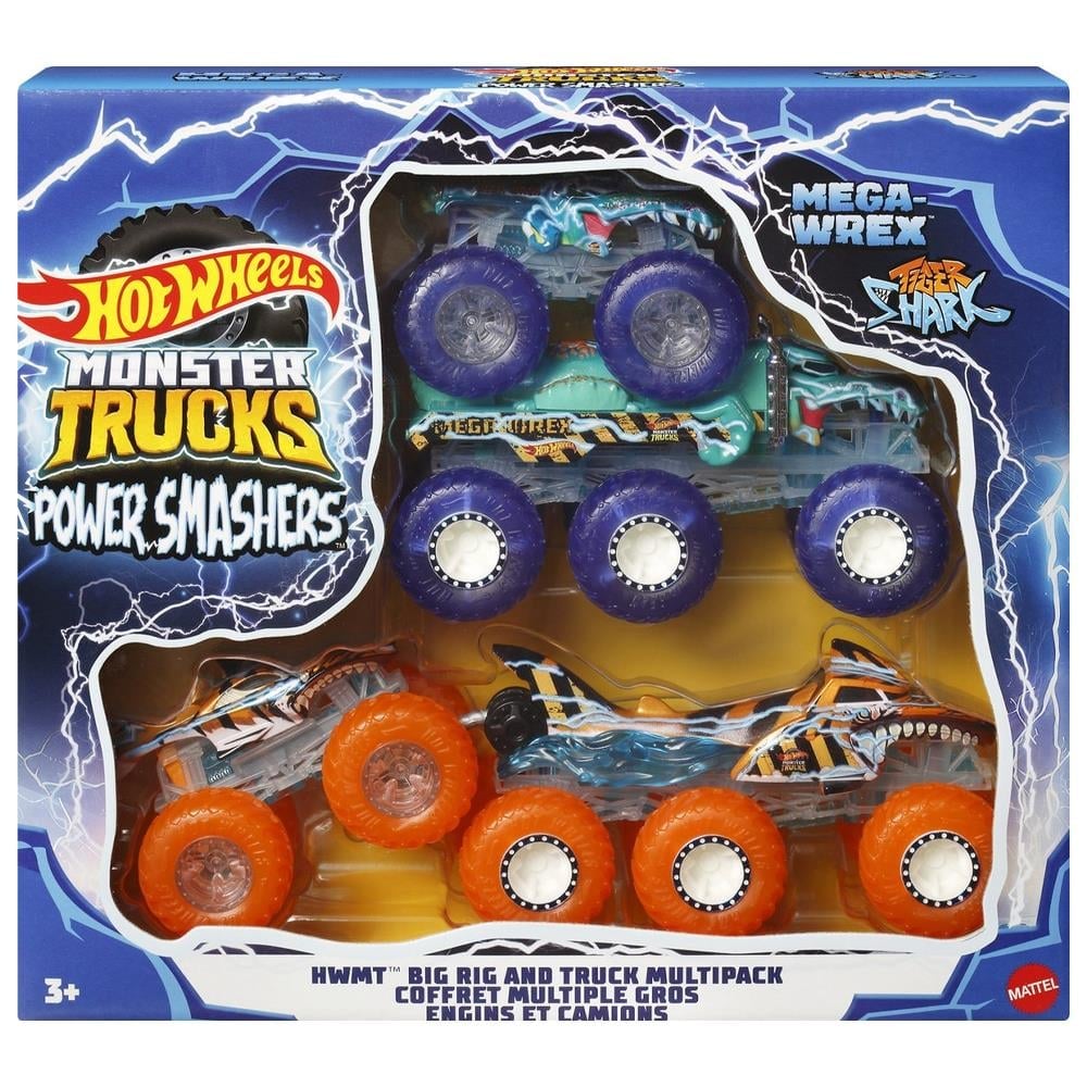 Hot Wheels Monster Trucks Power Smashers Çoklu Paket HYJ29 Toptan