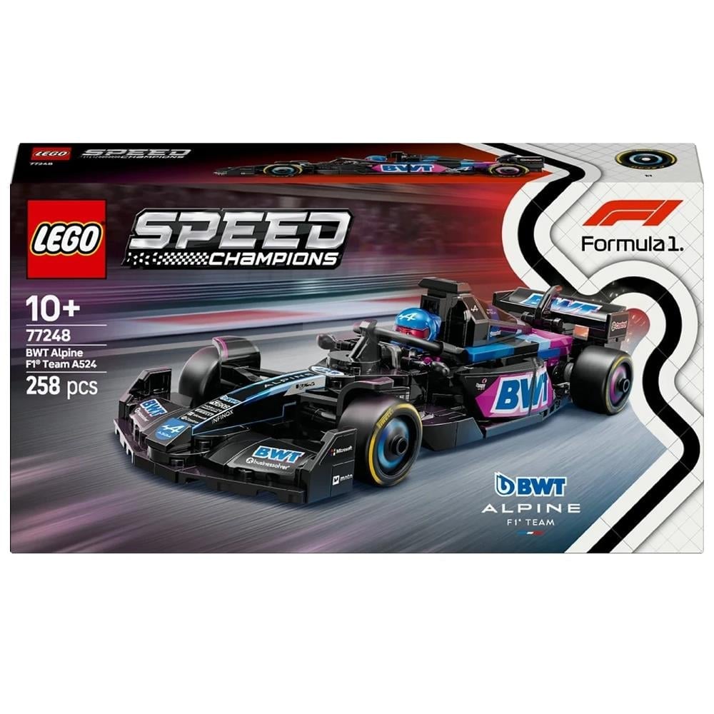 Lego Speed Champions BWT Alpine F1 Team A524 Race Car 77248 Toptan