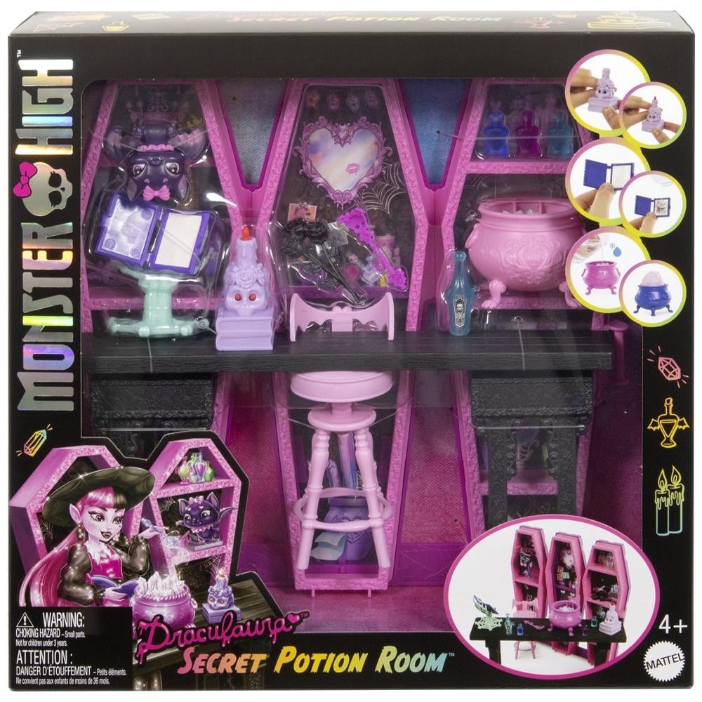 Monster High Dracula'nın Gizemli İksirler Odası JBF15 Toptan
